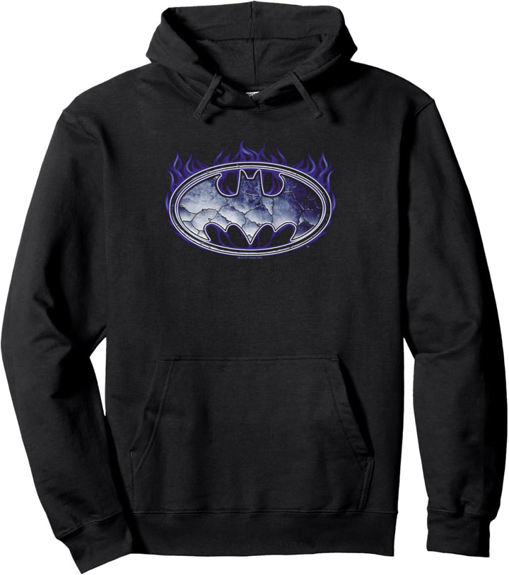 Batman Cracked Shield Pullover Hoodie
