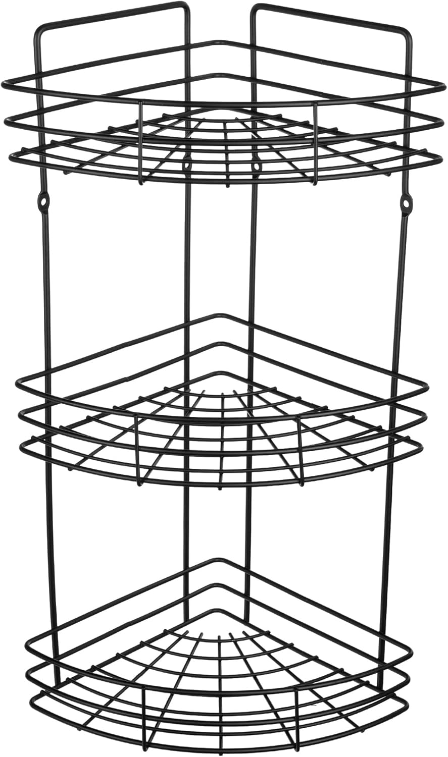 KADAX Duschablage Ecke, Badezimmer Organizer, Eckregal, Badregal, Duschregal, Duschgel und Shampoo H