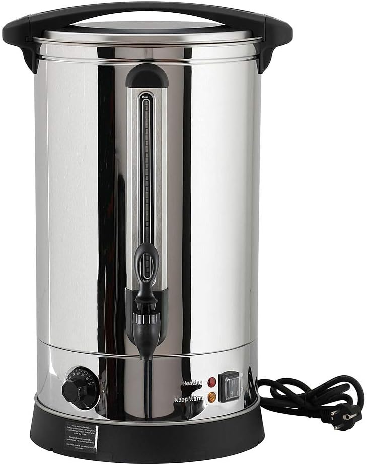 Melko Glühweinkocher Heissgetränkeautomat 7 Liter mit Zapfhahn für Milch, Kaffee, Tee, Kakao, Glühwe