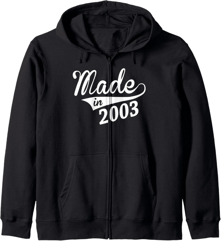 Made In 2003 Geburtstag Kapuzenjacke