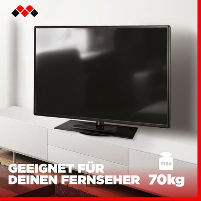 Meliconi Rotobase Elite M, Drehteller für Monitore und Fernseher, um 360° Drehbarer Standfuss, Belas