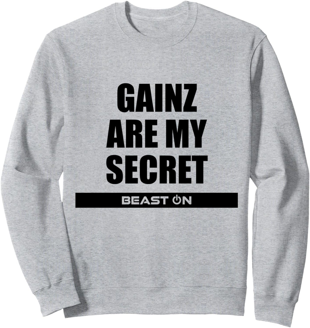 Gainz are my Secret Training Fitness Gym Motivation Sprüche Sweatshirt