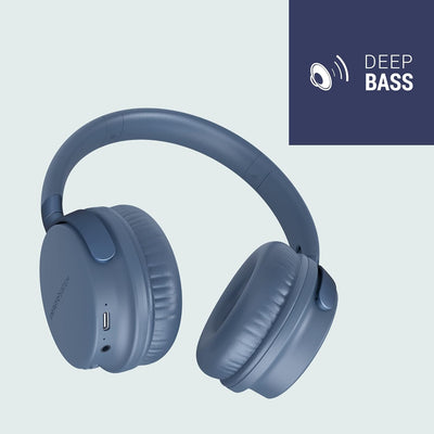 Energy Sistem Headphones Style 3 Denim Kopfhörer, kabellos, faltbar, Bluetooth® 5.1, Deep Bass, HQ V