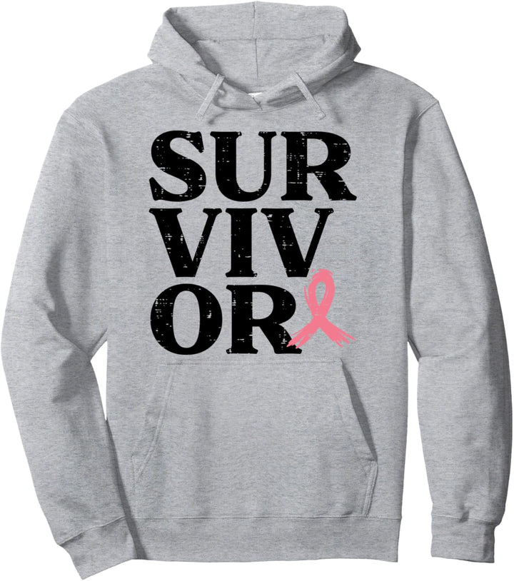 Survivor Pink Ribbon Warrior Brustkrebs Bewusstsein Frauen Pullover Hoodie