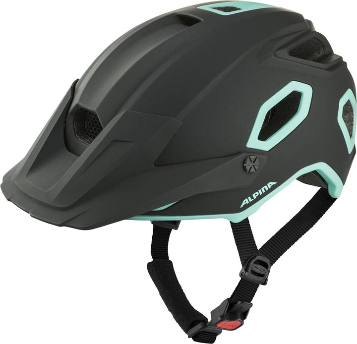 Alpina Croot MIPS Helm schwarz/türkis 52-57 cm, 52-57 cm