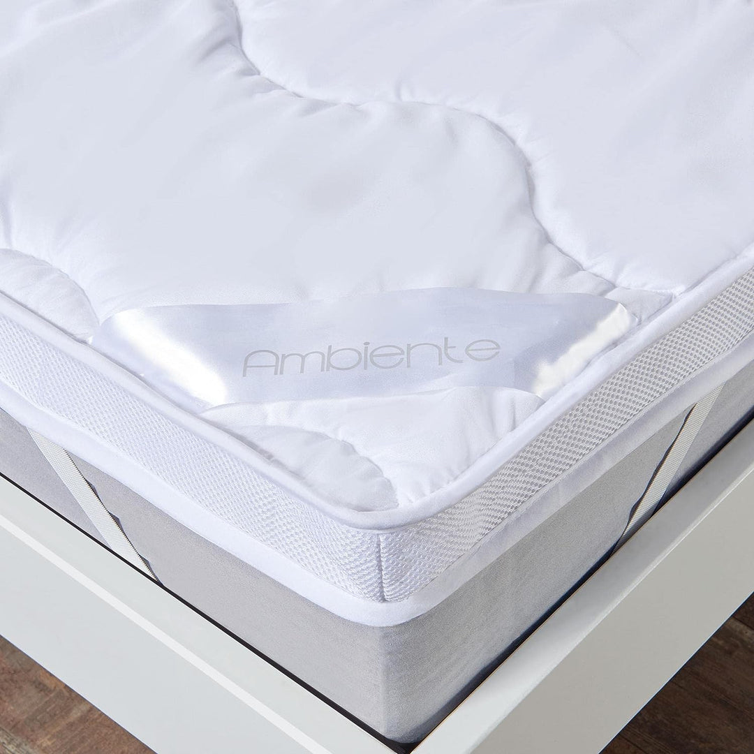 aqua-textil Ambiente Unterbett 180 x 200 cm weiss Mikrofaser Matratzenauflage Hohlfaser Füllung Aufl