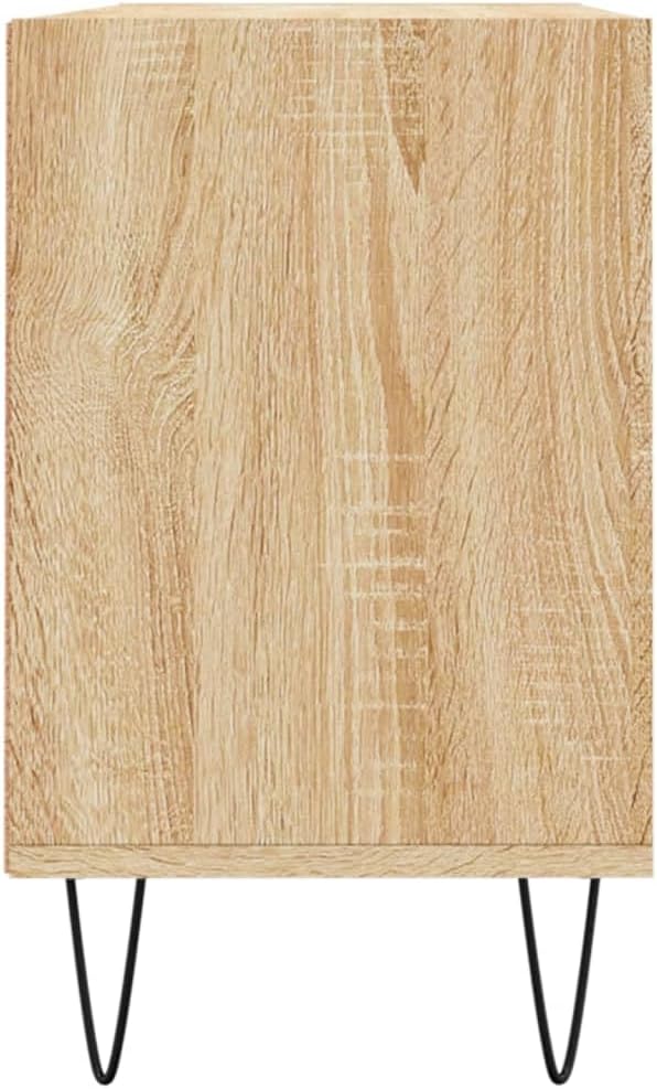 TV-Schrank Sonoma Eiche 103,5 x 30 x 50 cm Holz mehrschichtig y Eisen TV-Schrank TV-Schrank Vitrine