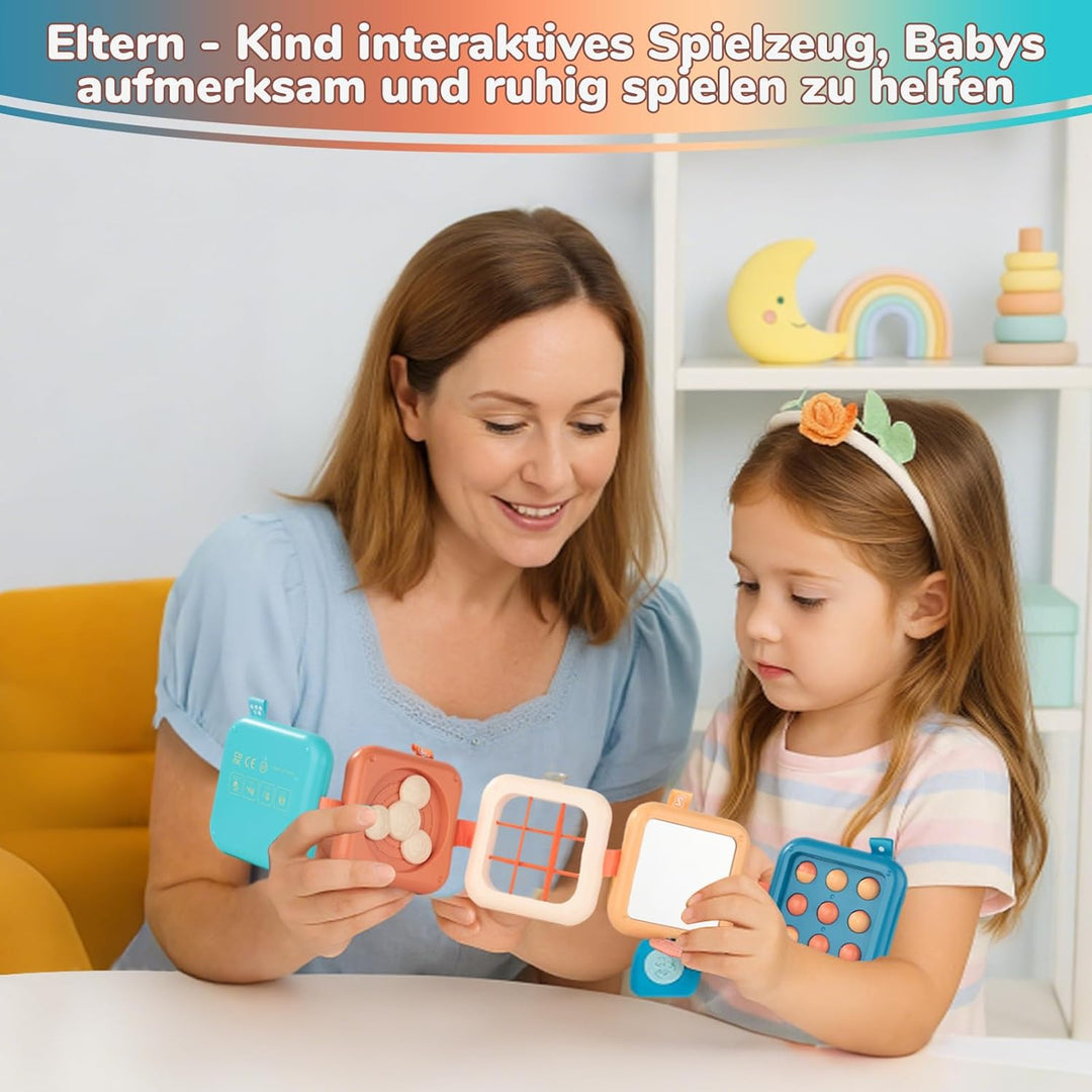 Baby Flugzeug Reisespielzeug - Busy Activity board für Kleinkinder, Montessori Spielzeug Baby, activ