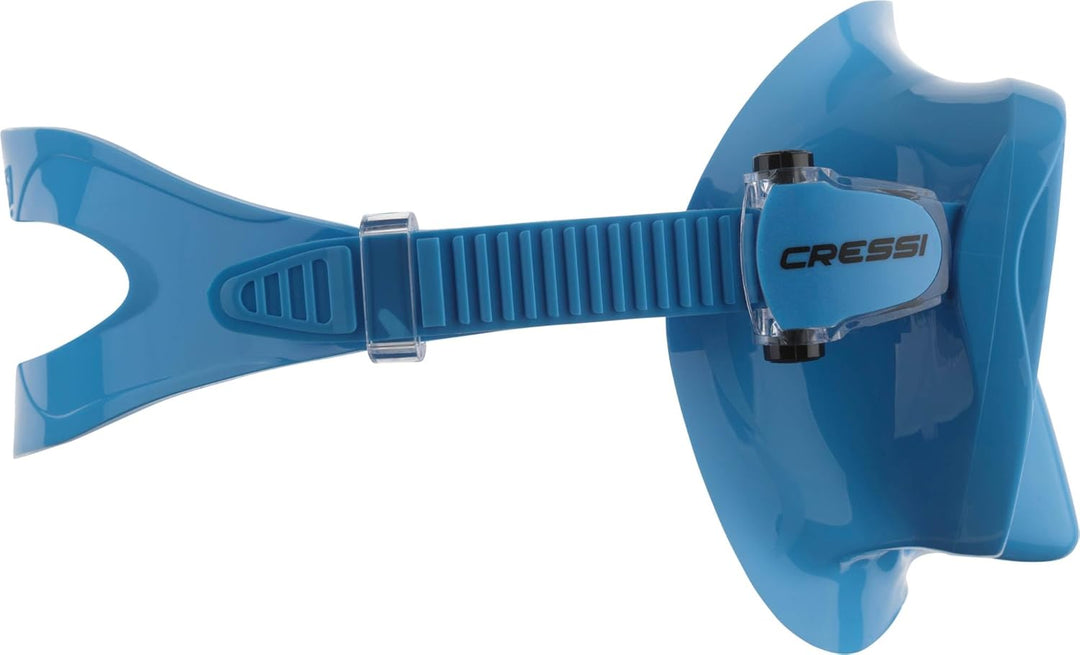 Cressi F1 - Rahmenlose Maske oder Rahmenlose Maske + Schnorchel Dry Combo Set zum Tauchen und Schnor