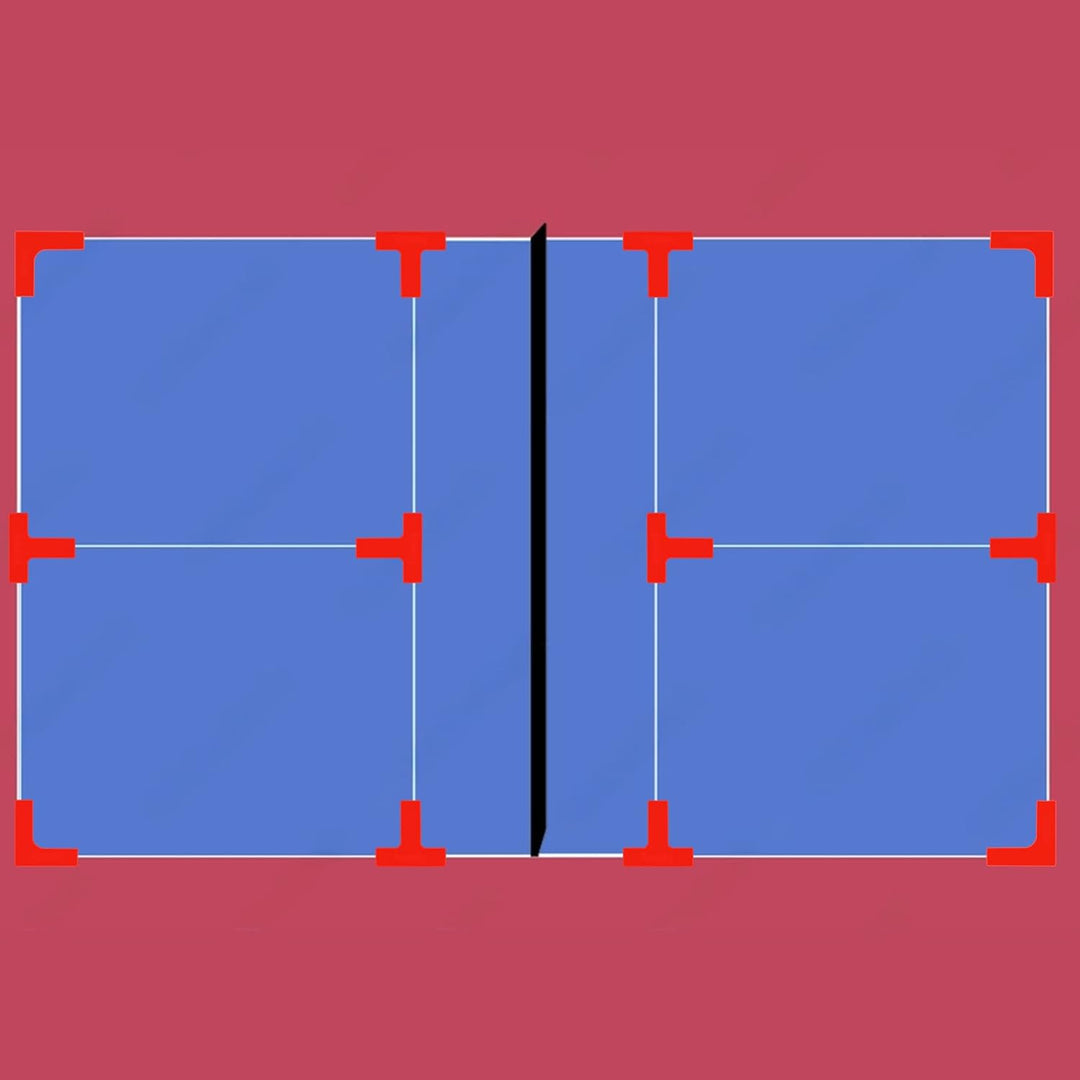 Aoneky Pickleball-Gericht-Linienmarkierungs-Set | Pickleball-Tennisplatz-Court Lines Marker Kit | Li