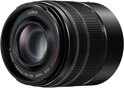 Panasonic H-FS45150EKA LUMIX G Vario Telezoom 45-150 mm F4.0-5.6 ASPH. Objektiv (90-300 mm KB, O.I.S