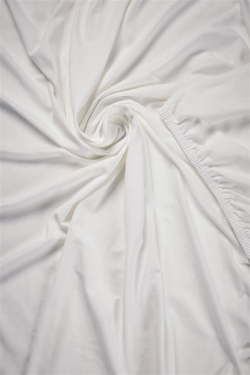 Beddinghouse Jersey Topper-Spannbettlaken / 140*200/210 cm / Weiss