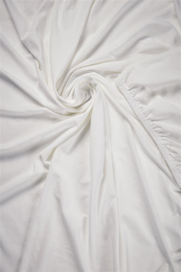 Beddinghouse Jersey Topper-Spannbettlaken / 140*200/210 cm / Weiss