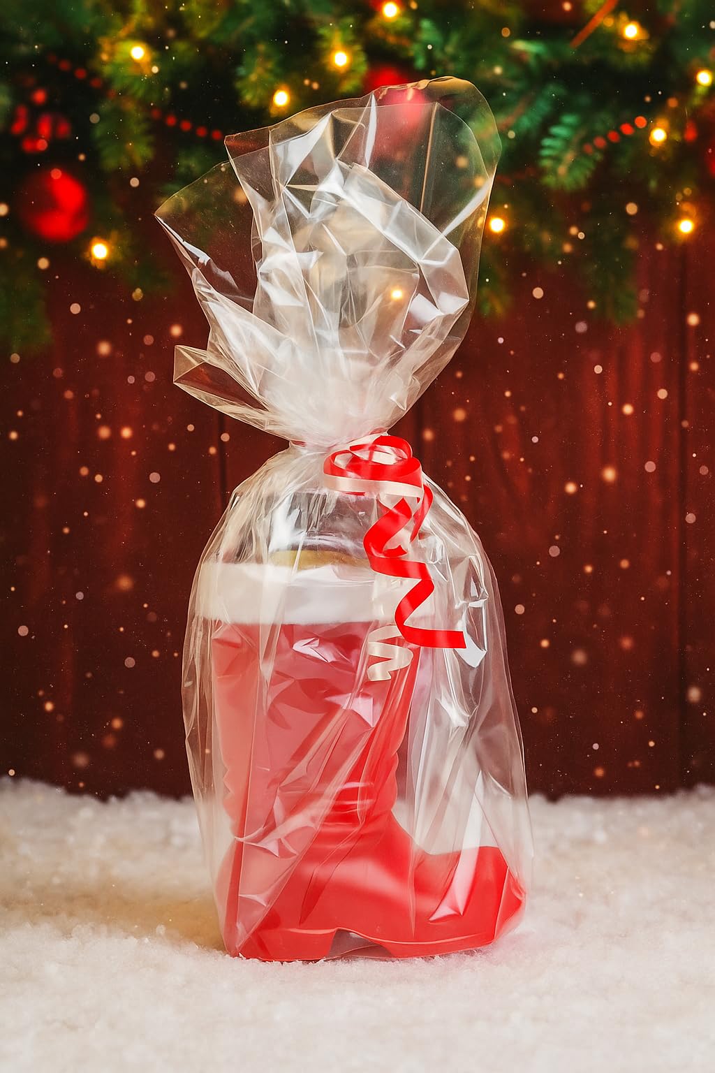Nikolausstiefel Angler-Edition gefüllt mit Angelzubehör Geschenkidee Nikolaustag Geschenk für Angler