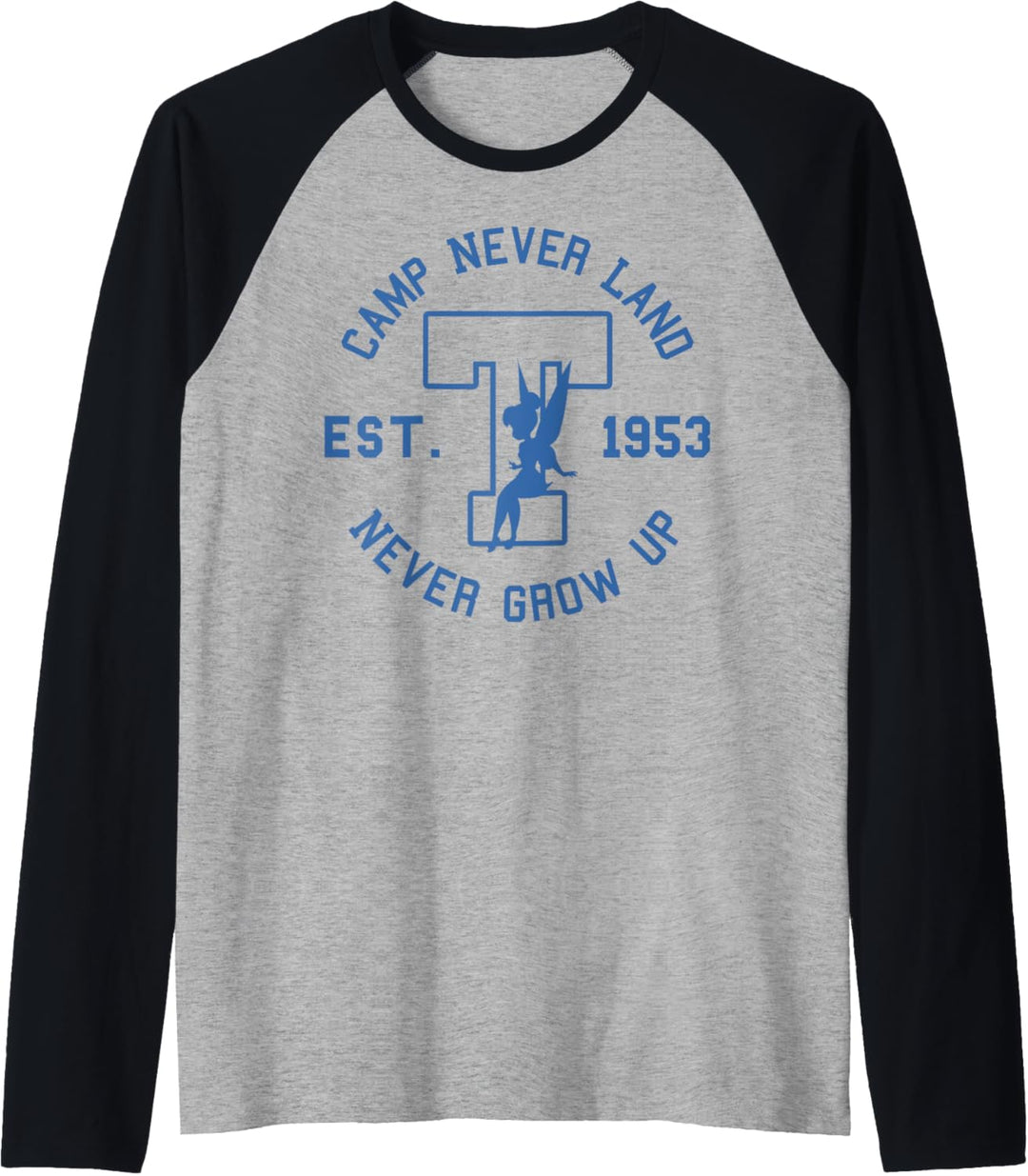 Disney Peter Pan Camp Never Land Est. 1953 C1 Raglan