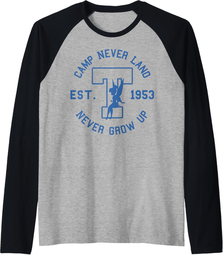 Disney Peter Pan Camp Never Land Est. 1953 C1 Raglan