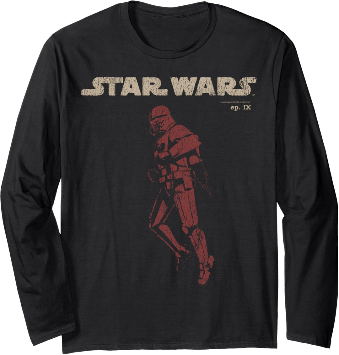 Star Wars: The Rise Of Skywalker Red Sith Trooper Profile Langarmshirt