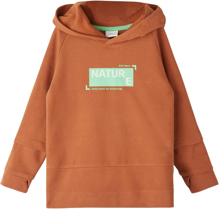 s.Oliver Jungen Sweatshirt, Zimt