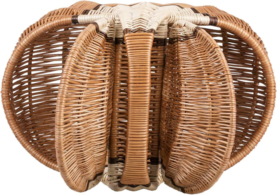 e-wicker24 Alles aus Weide Picknickkorb aus Weide Weidenkorb mit dem Deckel grosser Aufbewahrungskor