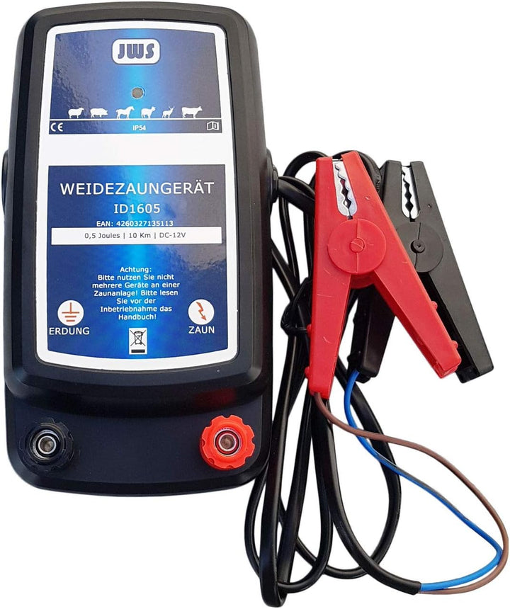 Weidezaungerät 12Volt Elektrozaungerät 12V 10km Elektrozaun Weidegerät 0,6Joule