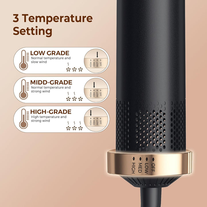 Pro Air Brush 5 in 1 Haarstyler Hairstyler Warmluftbürste 5 in 1 Atopskins Airbrush 5 In 1 Air Style