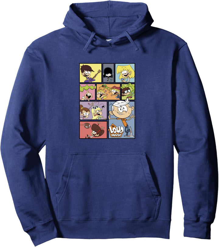 The Loud House Panel Portrait Logo Pullover Hoodie