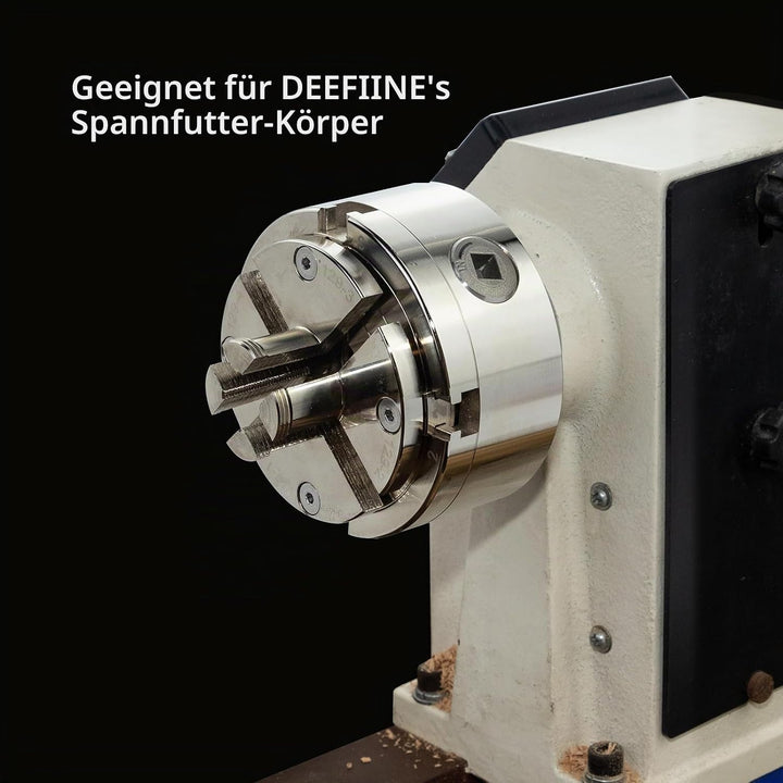 DEEFIINE Holz Drehmaschine Chuck Zubehör - Pin Jaw k12PIN, k12PIN