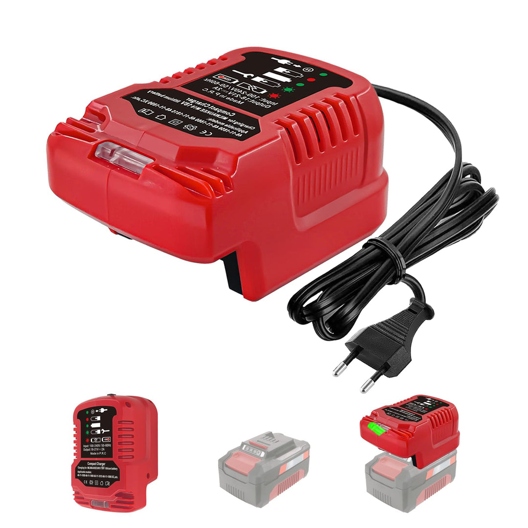 Ladegerät für Einhell 18V PXC Akku mit LED-Anzeige