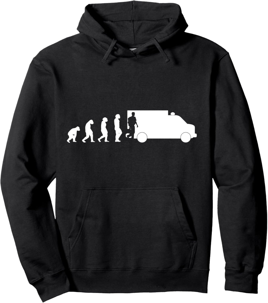 Sanitäter Evolution Sanitätsdienst Rettungsdienst Beruf Job Pullover Hoodie