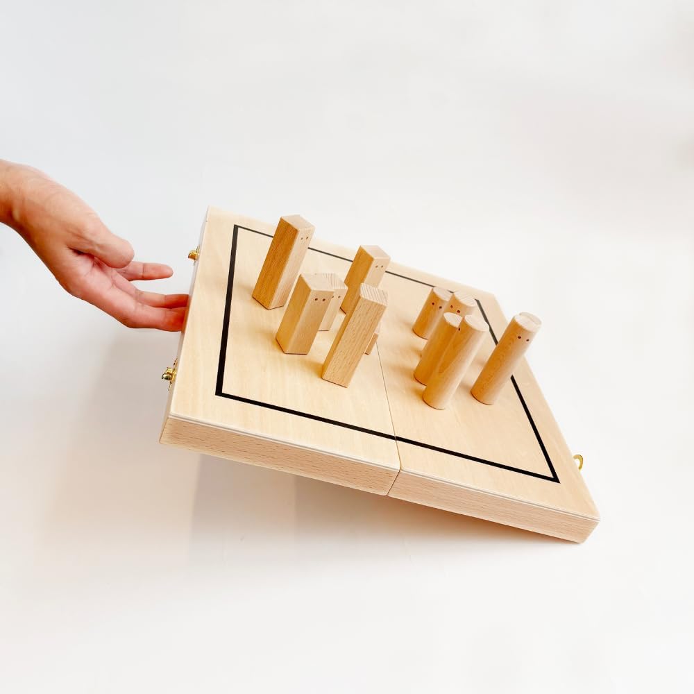 Systembrett Pro to Go – Faltbares & magnetisches Familienbrett aus hochwertigem Buchenholz – Perfekt