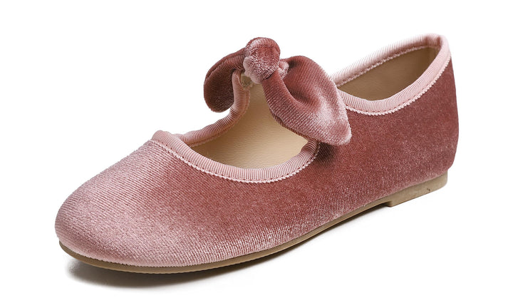 Feversole Girls Cute Dress, Mädchen süsses Kleid Mary Jane Schuhe weiche Party Urlaub Ballerinas 31