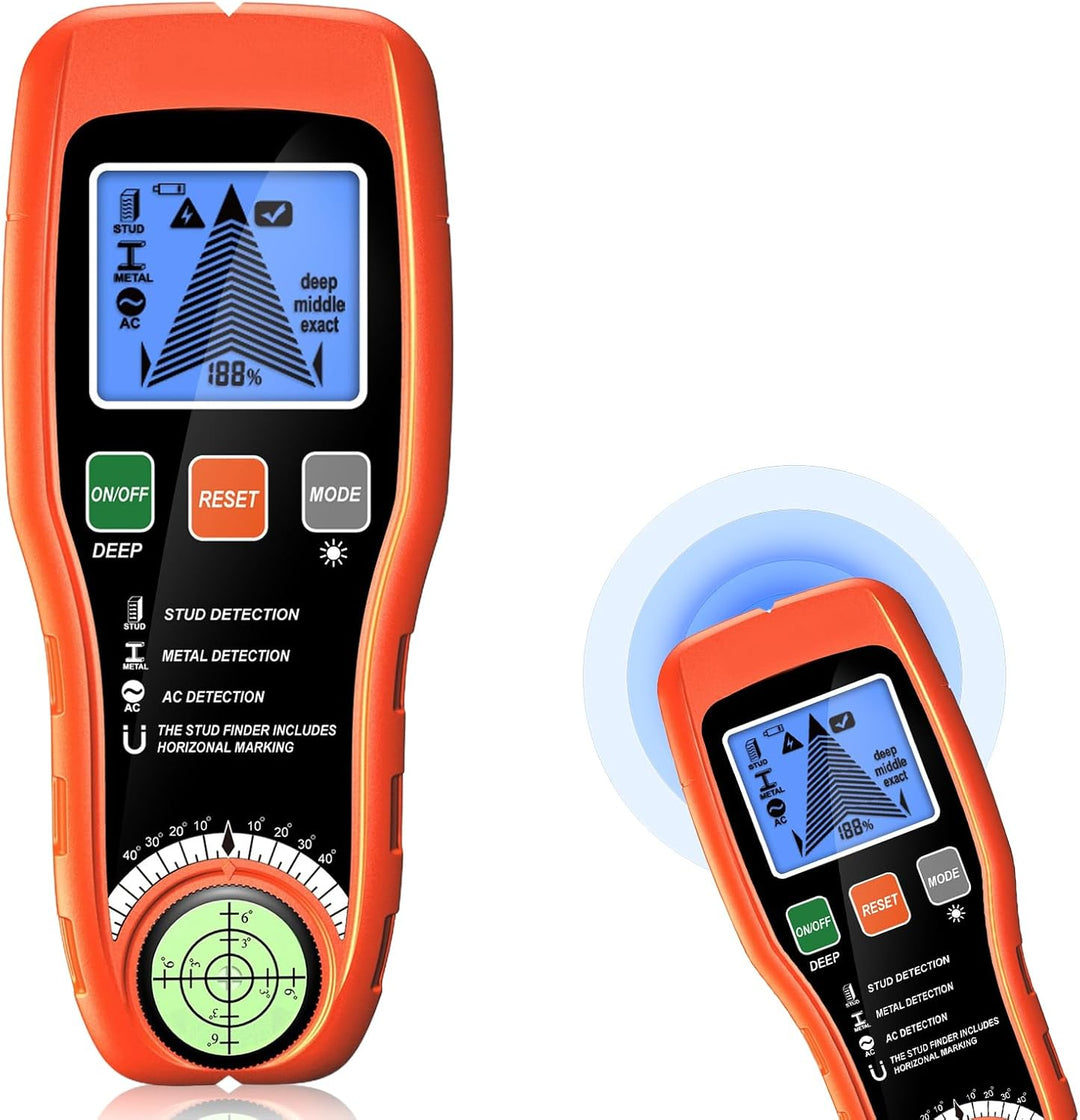 Leitungssucher Ortungsgerät 7 in 1 Wand Scanner, Leitungssuchgerät, Stromleitungsfinder, Metallsuchg