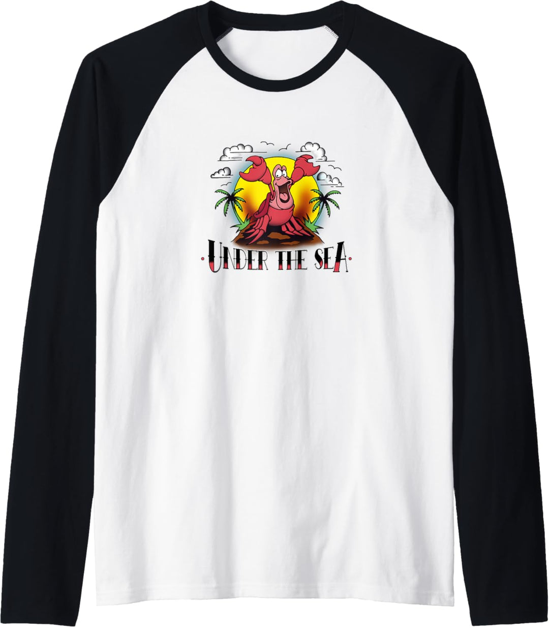 Disney The Little Mermaid Sebastian Sailer Style Portrait Raglan