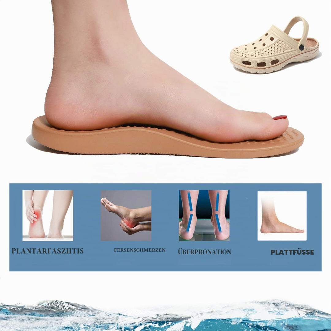 INMINPIN Clogs Herren Pantoletten Sommer Hausschuhe Damen rutschfest Atmungsaktiv Strand Sandalen Ga