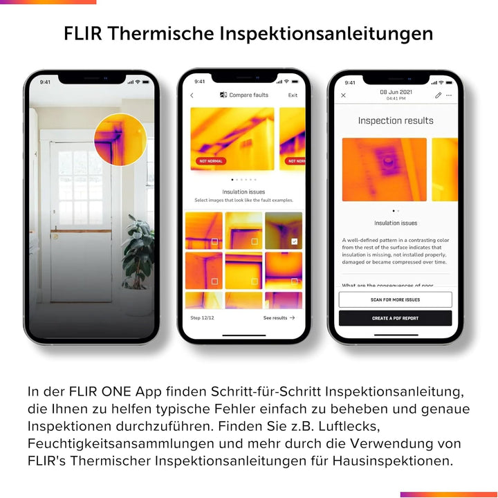 FLIR One Wärmebildkamera für iOS-Geräte Version 3, Silver iOS Heimanwender -