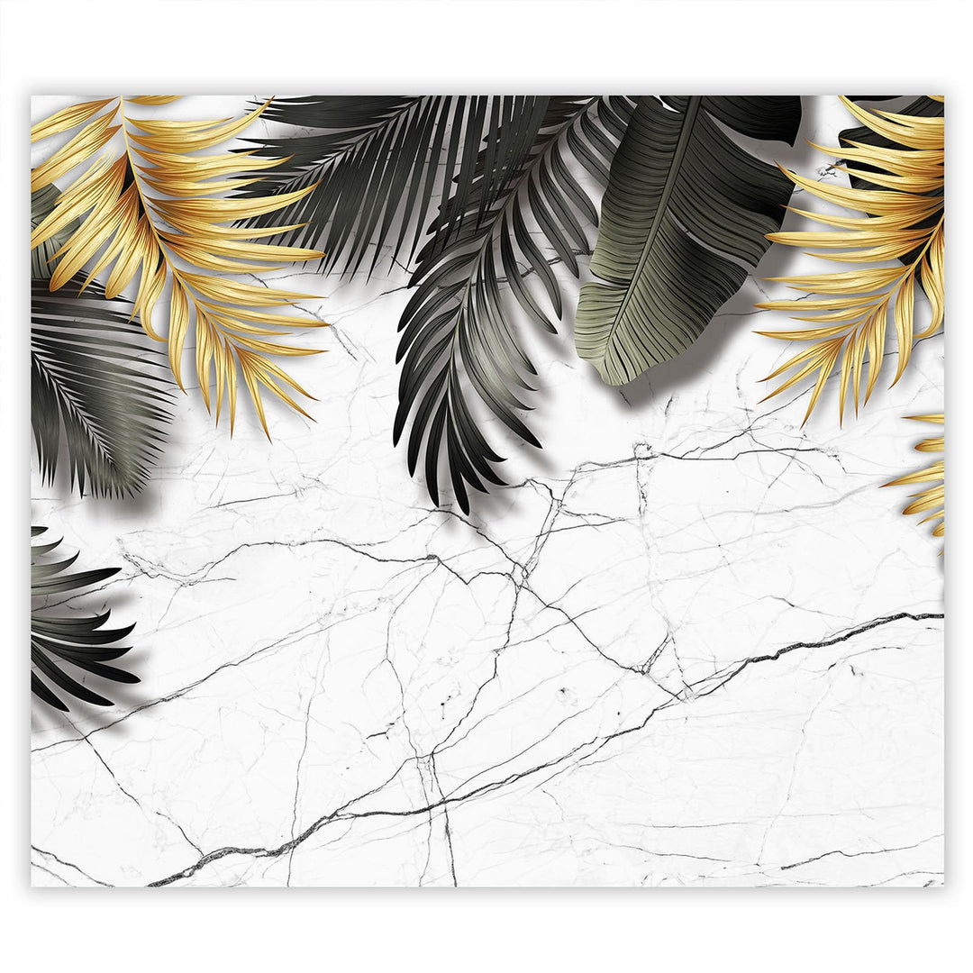 SmartDecoration Herdabdeckplatte Ceranfeldabdeckung aus Glas 60x52 cm Einteilig Motiv "Marmor" Weiss