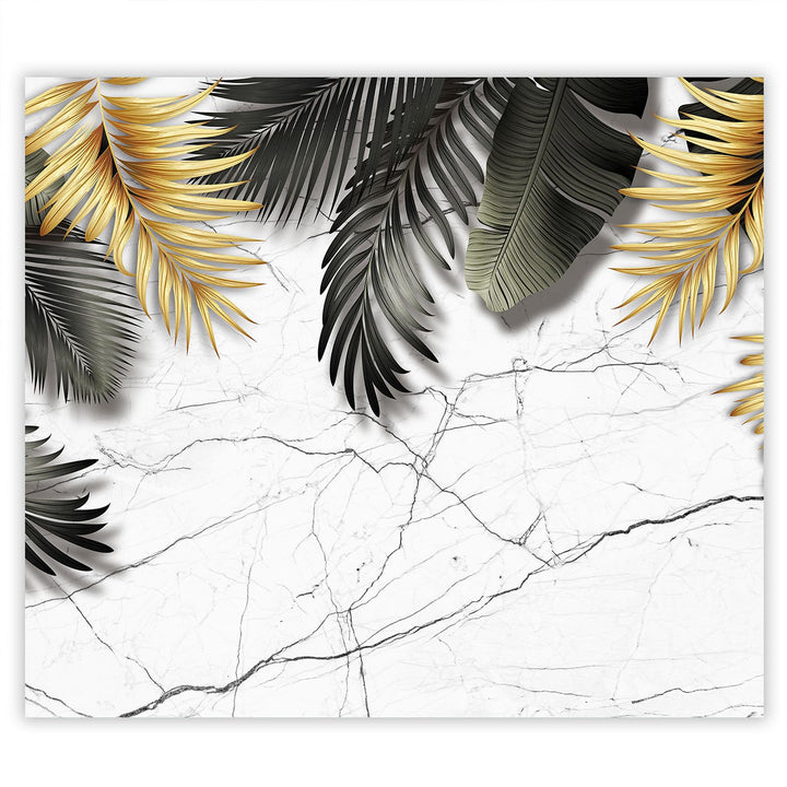 SmartDecoration Herdabdeckplatte Ceranfeldabdeckung aus Glas 60x52 cm Einteilig Motiv "Marmor" Weiss