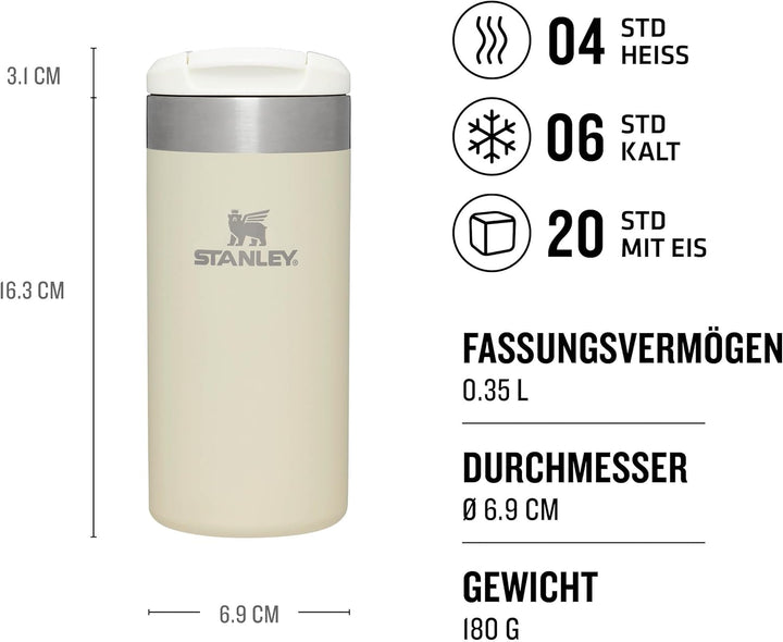 Stanley Aerolight Transit Thermobecher 0.35L - Hält 4 Stunden Heiss - Spülmaschinenfest - Kaffeebech