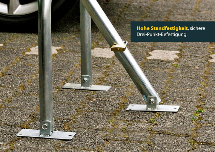 Schellenberg 73115 Parkbügel manuell, zur Abgrenzung und Sicherung, Reservierung eines Parkplatzes