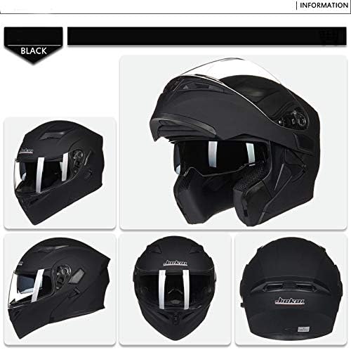 JIEKAI Helm für Motorräder Full-Face Motorcycle Helmet Tragbarer Integralhelme Flip-up Motorradhelm