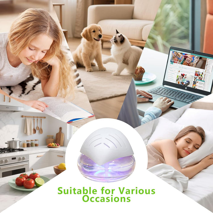 Lufterfrischer Luftbefeuchter Aroma Diffuser Ioniser with 30ml Essential Oils, Aromatisierer Raumluf