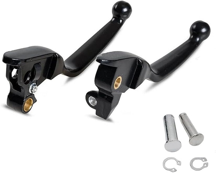 SYUU Black Hebel Bremsgriff Aluminium Bremshebel Kupplungshebel für Harley Davidson Touring FLHX FLH