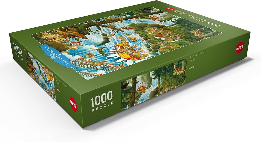 Action - Michael Ryba - Cartoon Classics - Premium 1000 Teile Puzzle - MyPuzzle Sonderkollektion von