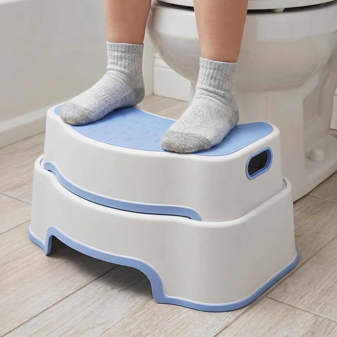 Toilettenhocker Erwachsene, Rutschfester Badezimmer-Kindertoilettenhocker, Einfach zu Reinigen Tritt