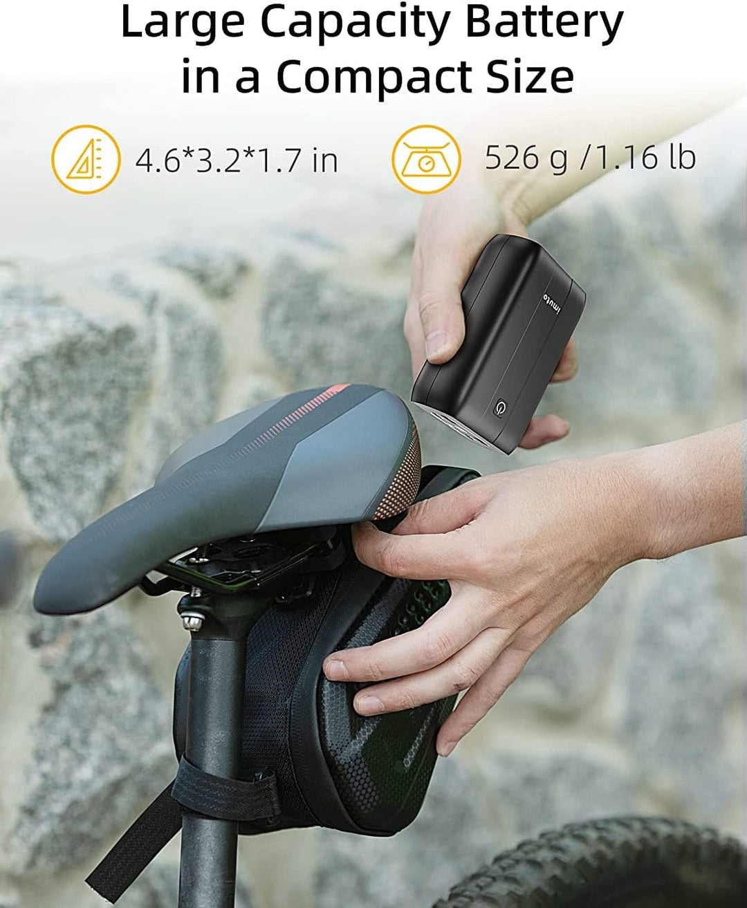 Tragbares MacBook Pro/Air Ladegerät, imuto 100W Power Bank mit 90W USB-C Ladegerät Bundle, Tragbares