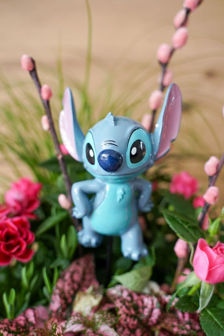 Disney Gartenstecker Stich In und Outdoor Gartendekoration 37 x 8 x 5 cm Blumenstecker Chamante Deko