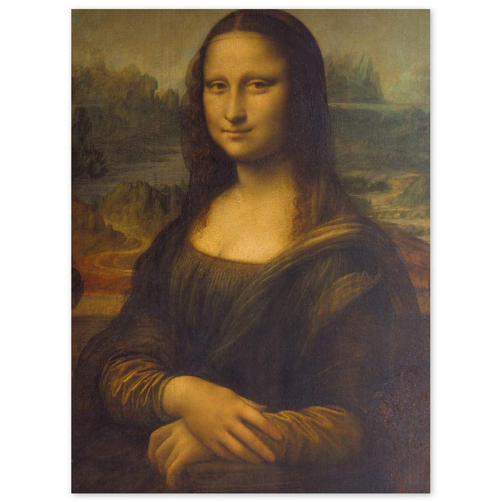 JUNIWORDS Poster, Leonardo da Vinci, Mona Lisa, 60 x 80 cm, 60 x 80 cm