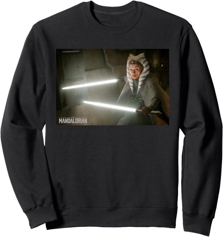 Star Wars The Mandalorian Ahsoka Tano Lightsaber Battle Sweatshirt
