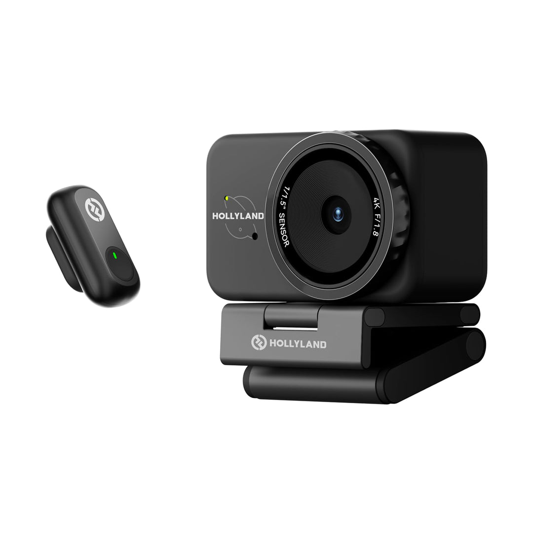 Hollyland Lyra Webcam: UHD 4K Webcam für PC & Mac, 1/1.5" Sensor, Autoframing, PDAF, HDR - Ideal für
