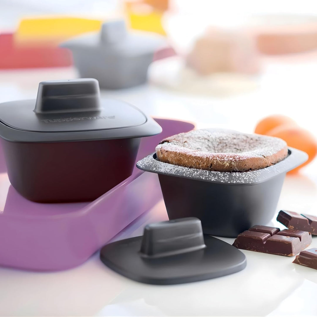 TUPPERWARE UltraPro 500ml grosses Auflaufförmchen grau H35 Gartöpfchen Ultra Pro